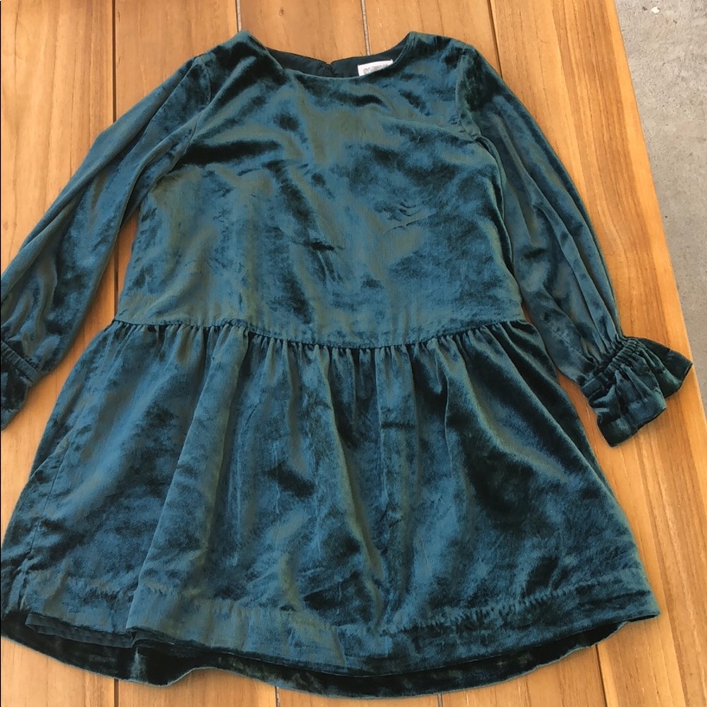 Gymboree Dark Green Velvet Dress